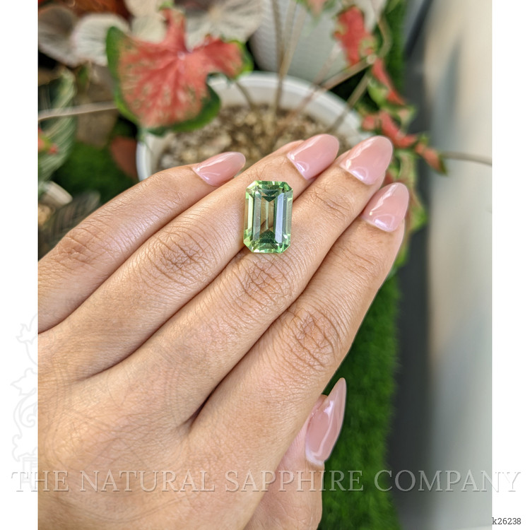 10.00 Ct. Yellowish Green Prasiolite from Brazil