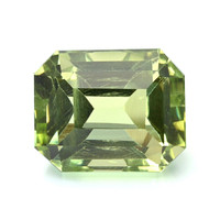 12.52 Ct. Yellowish Green Prasiolite from Brazil Video