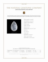6.95 Ct. White Cabochon Moonstone from Ceylon (Sri Lanka) Scan Report