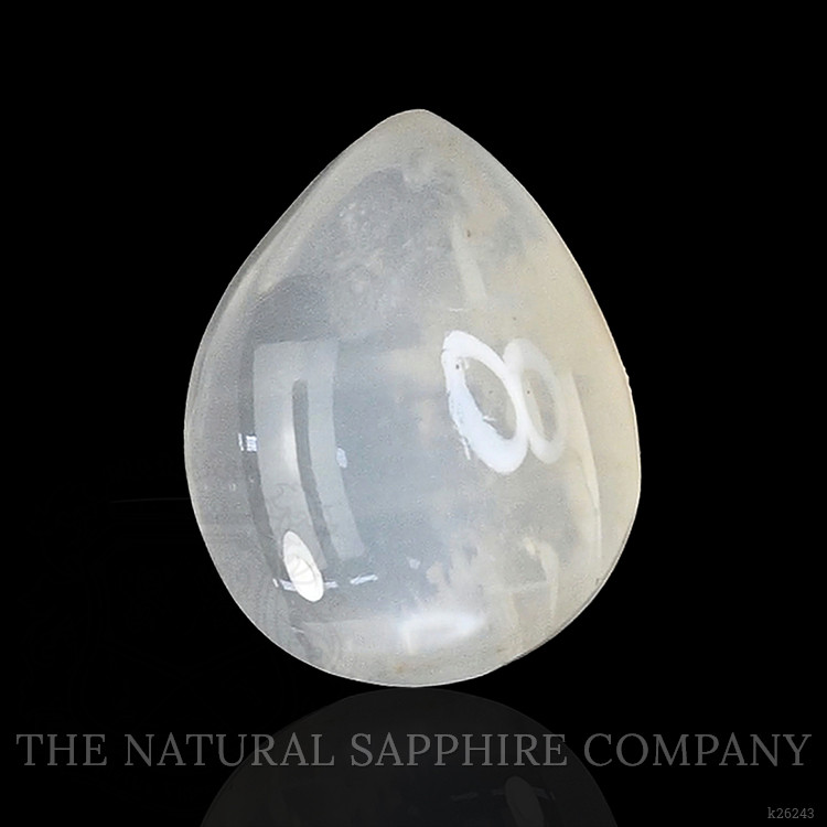6.67 Ct. White Cabochon Moonstone from Ceylon (Sri Lanka)