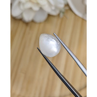 6.67 Ct. White Cabochon Moonstone from Ceylon (Sri Lanka) Life Style