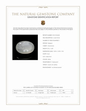 12.28 Ct. White Cabochon Moonstone from Ceylon (Sri Lanka) Scan Report