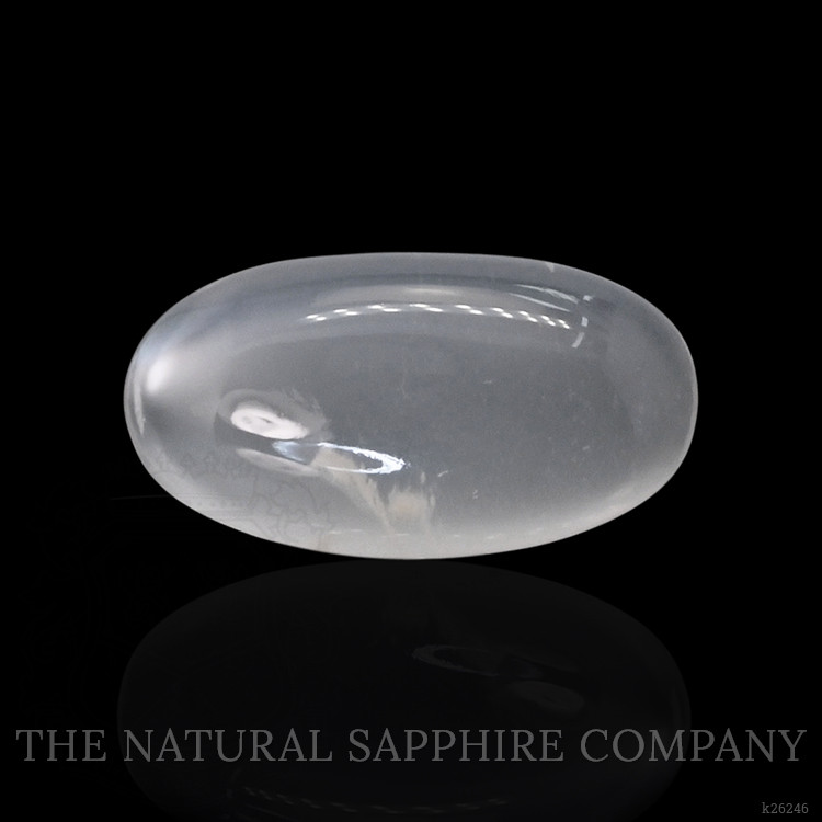 4.77 Ct. Blue Flash Cabochon Moonstone from Ceylon (Sri Lanka)