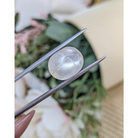8.08 Ct. White Cabochon Moonstone from Ceylon (Sri Lanka) Life Style