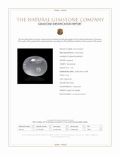 3.96 Ct. Blue Flash Cabochon Moonstone from Ceylon (Sri Lanka) Scan Report