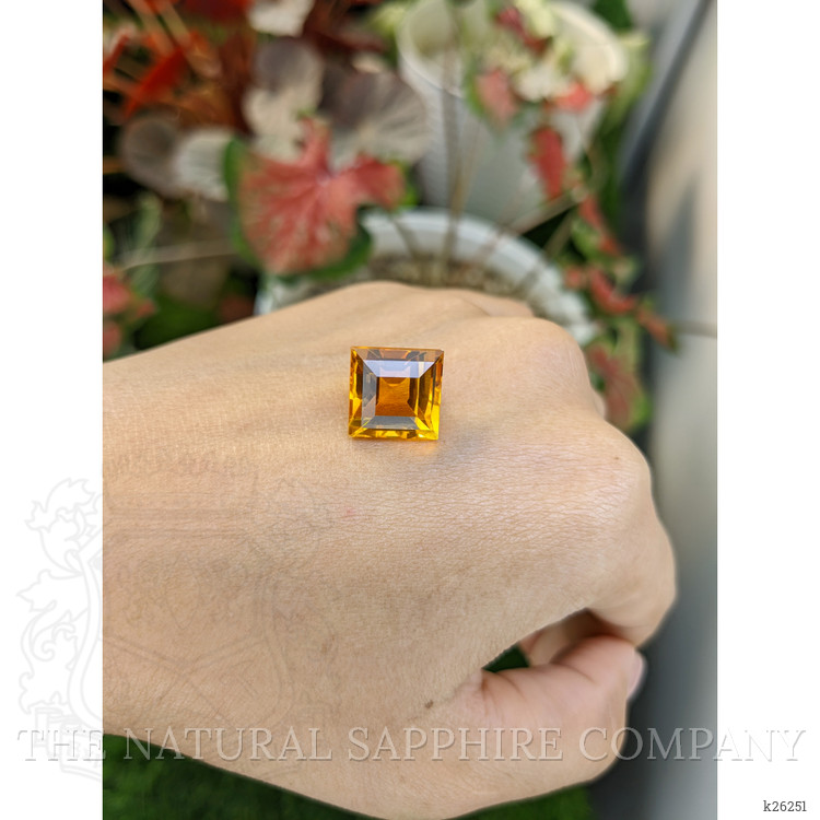 10.53 Ct. Yellowish Orange Citrine from Brazil