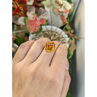 9.76 Ct. Orange Citrine from Brazil Life Style