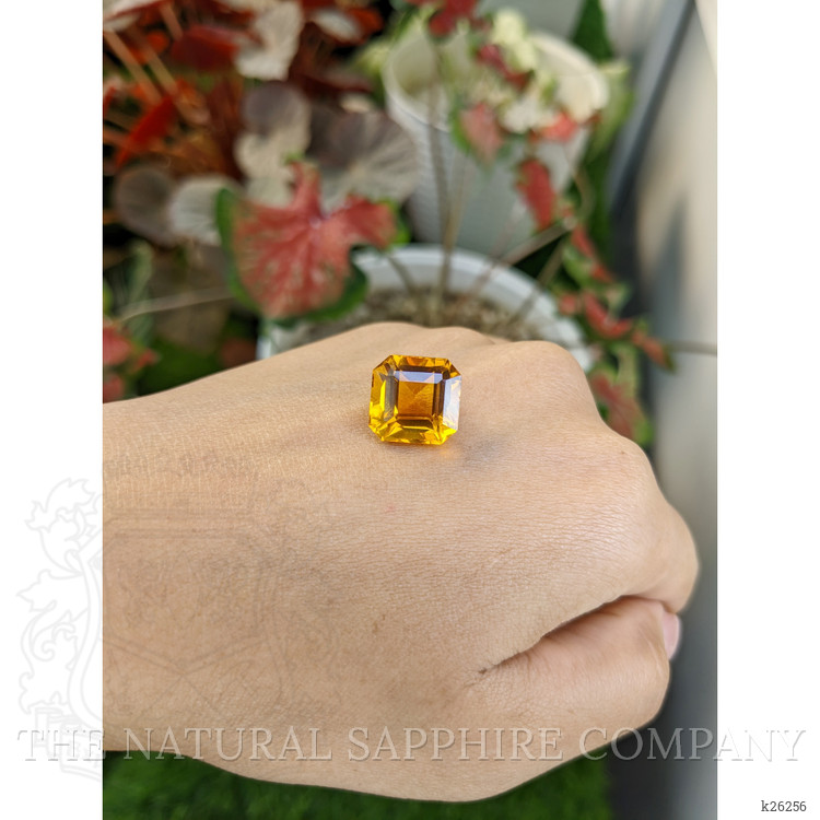 10.21 Ct. Yellowish Orange Citrine from Brazil