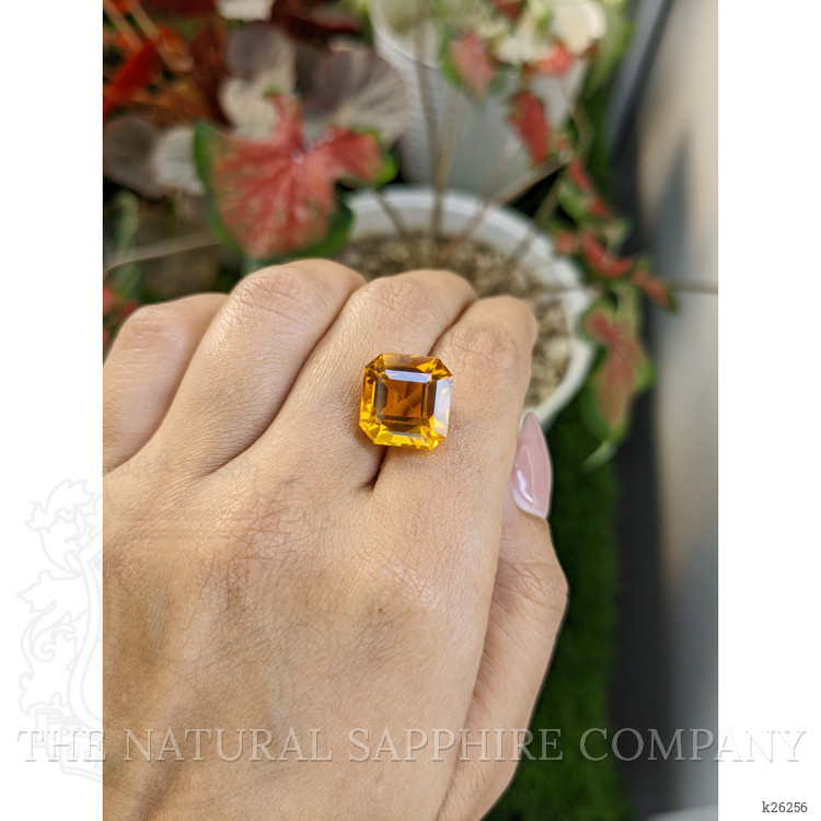 10.21 Ct. Yellowish Orange Citrine from Brazil