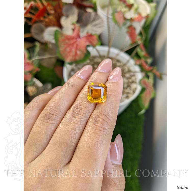 10.21 Ct. Yellowish Orange Citrine from Brazil