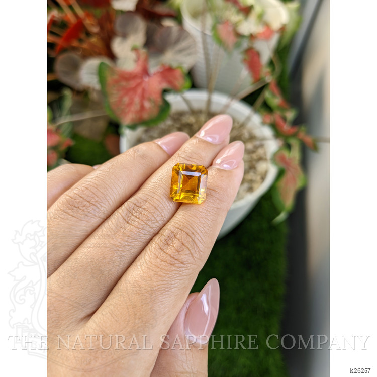 8.33 Ct. Yellowish Orange Citrine from Brazil