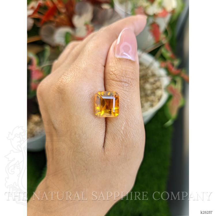 8.33 Ct. Yellowish Orange Citrine from Brazil