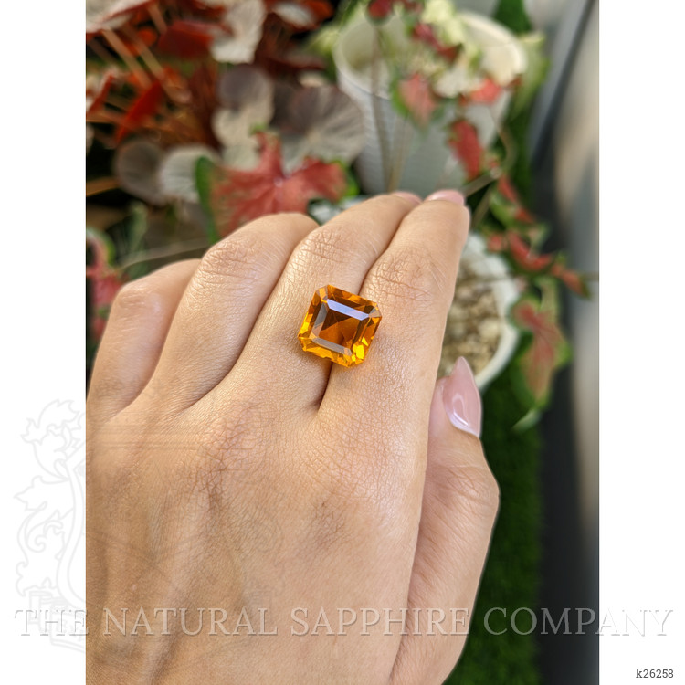 10.15 Ct. Orange Citrine from Brazil