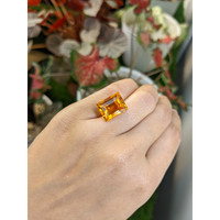 11.21 Ct. Orange Citrine from Brazil Life Style