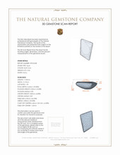 3.06 Ct. Semi-Black Opal from Australia 3 D Scan Report