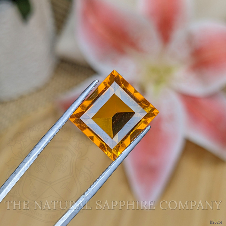 12.88 Ct. Yellowish Orange Citrine from Brazil