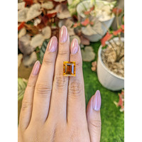10.26 Ct. Orange Citrine from Brazil Life Style