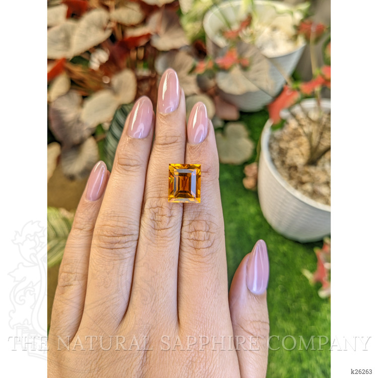 10.26 Ct. Orange Citrine from Brazil