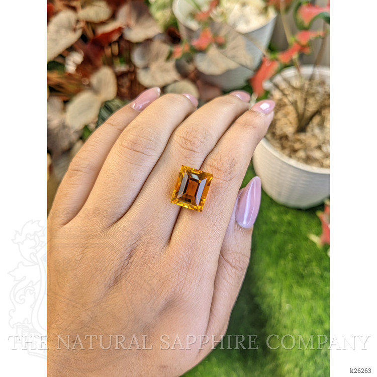 10.26 Ct. Orange Citrine from Brazil