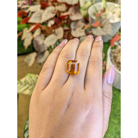 9.84 Ct. Orange Citrine from Brazil Life Style