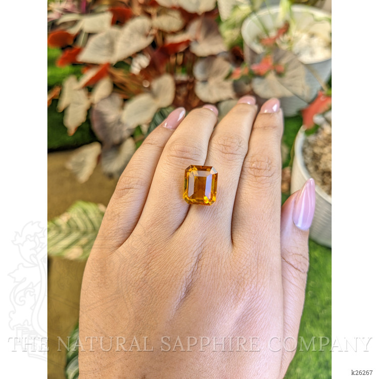 9.84 Ct. Orange Citrine from Brazil