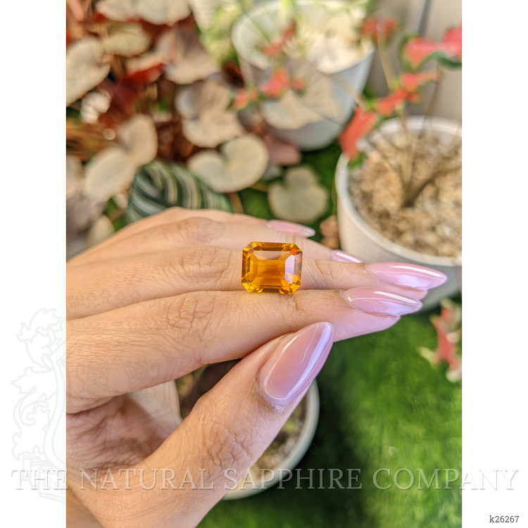 9.84 Ct. Orange Citrine from Brazil