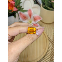 11.75 Ct. Orange Citrine from Brazil Life Style