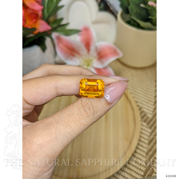 11.75 Ct. Orange Citrine from Brazil
