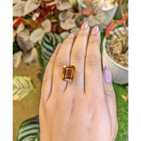 11.75 Ct. Orange Citrine from Brazil Life Style