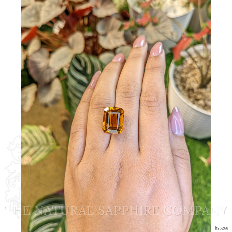 11.75 Ct. Orange Citrine from Brazil
