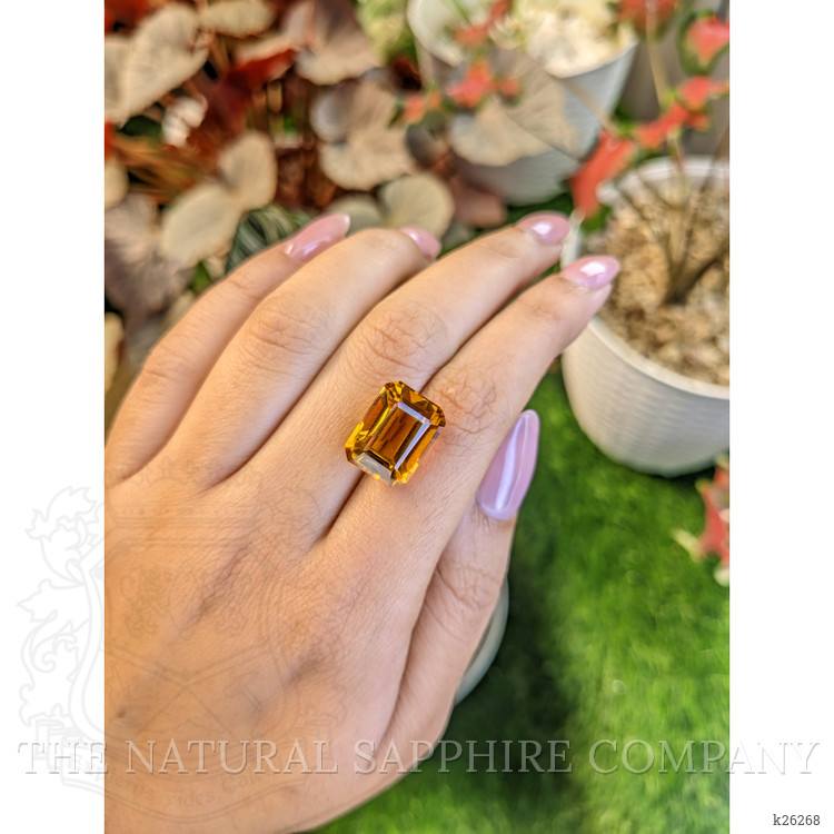 11.75 Ct. Orange Citrine from Brazil