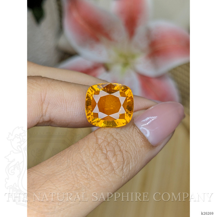 10.56 Ct. Yellowish Orange Citrine from Brazil