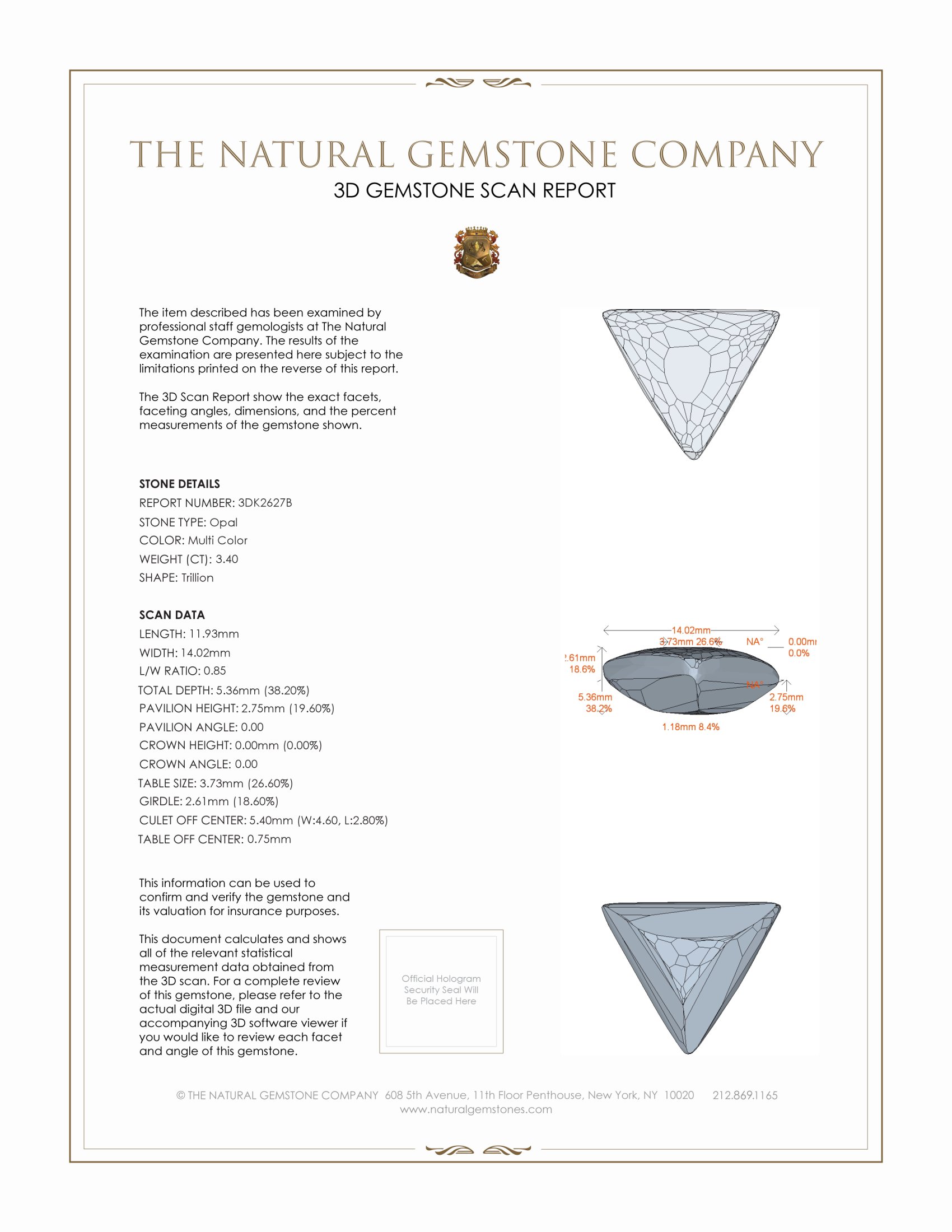 3.40 Ct. Cabochon Crystal/Jelly Opal from Australia