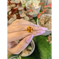 7.58 Ct. Orange Citrine from Brazil Life Style
