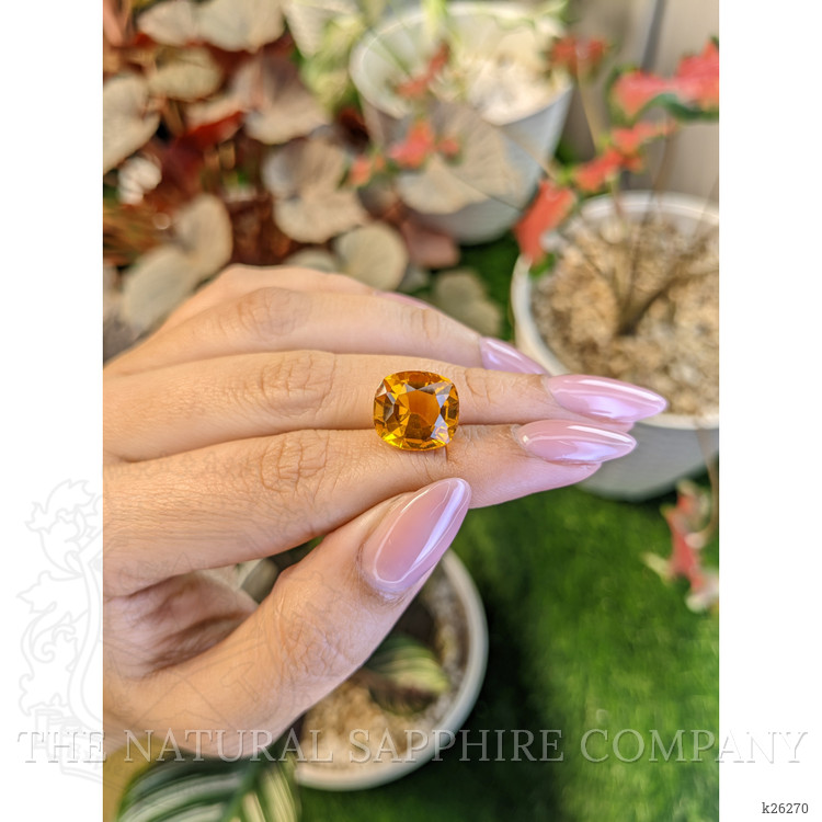 7.58 Ct. Orange Citrine from Brazil