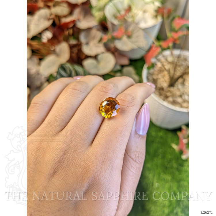 6.17 Ct. Yellowish Orange Citrine from Brazil