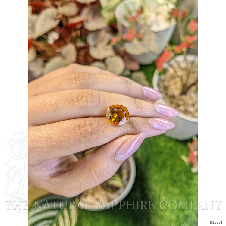6.17 Ct. Yellowish Orange Citrine from Brazil