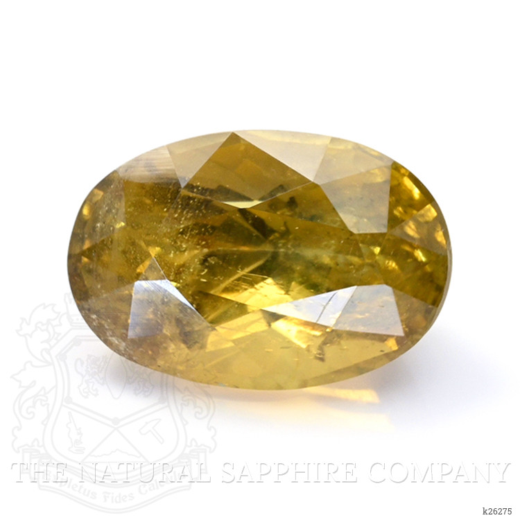4.14 Ct. Brownish Yellow Chrysoberyl from Ceylon (Sri Lanka)