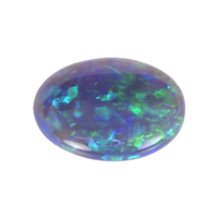 2.27 Ct. Cabochon Black Opal from Australia Video