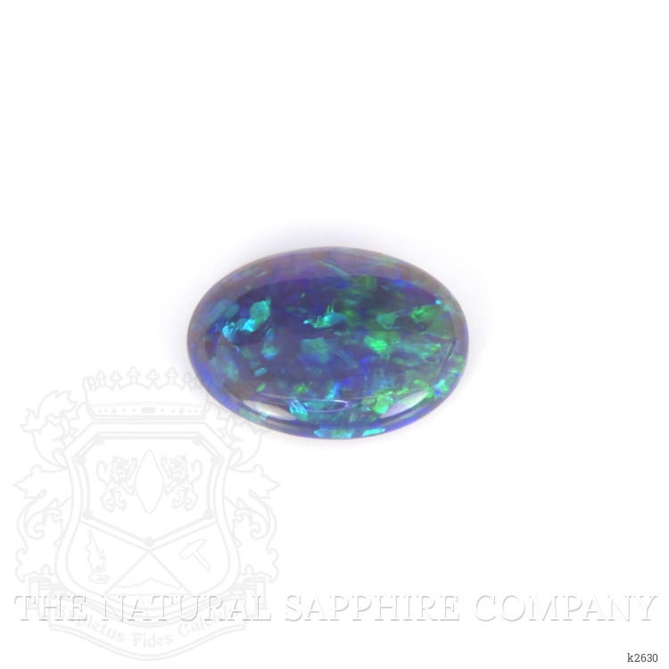 2.27 Ct. Cabochon Black Opal from Australia