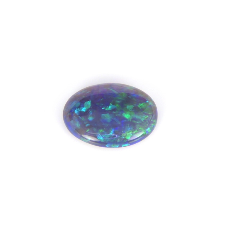 2.27 Ct. Cabochon Black Opal from Australia