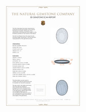 1.91 Ct. White Opal from Australia 3 D Scan Report