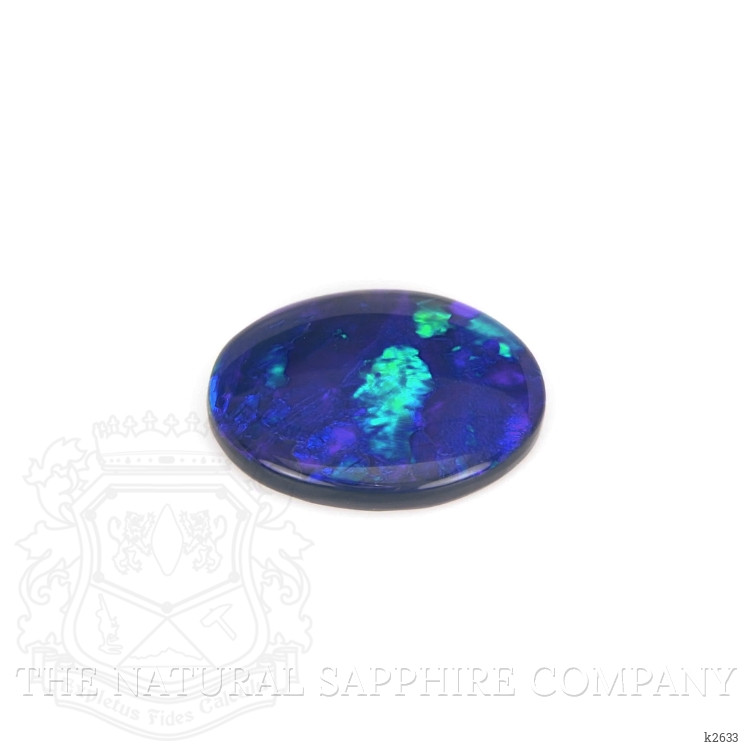 3.21 Ct. Cabochon Black Opal from Australia