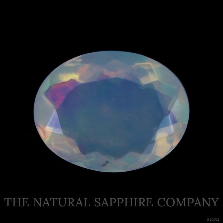 1.17 Ct. Multi Color White Opal from Ethiopia