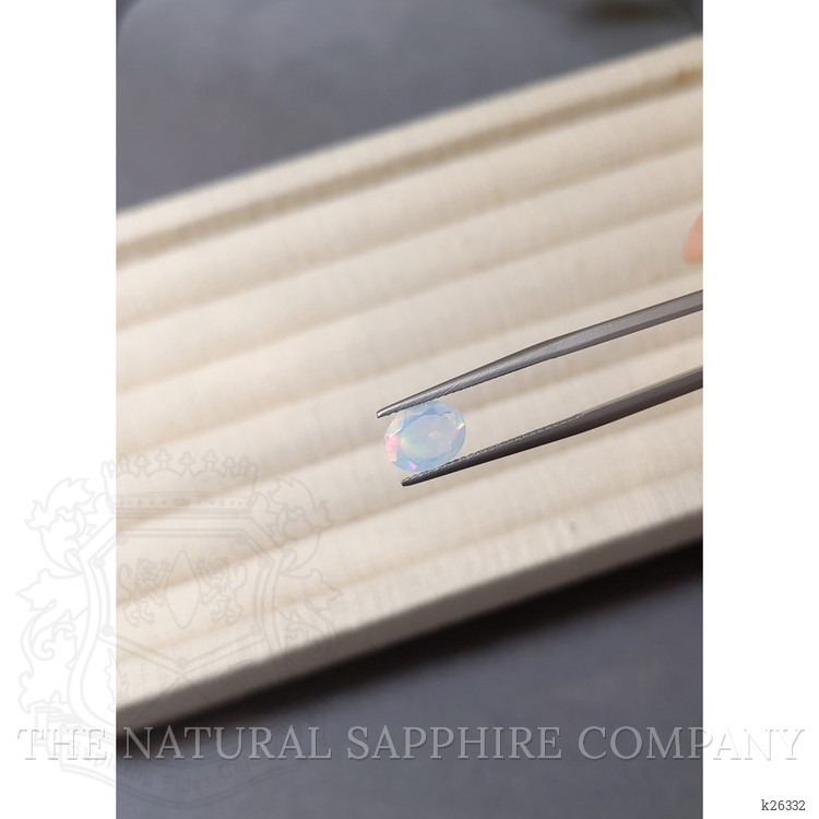 1.17 Ct. Multi Color White Opal from Ethiopia