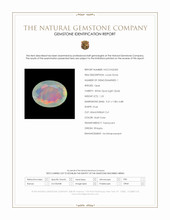 1.23 Ct. Multi Color White Opal (Light Opal) from Ethiopia Scan Report