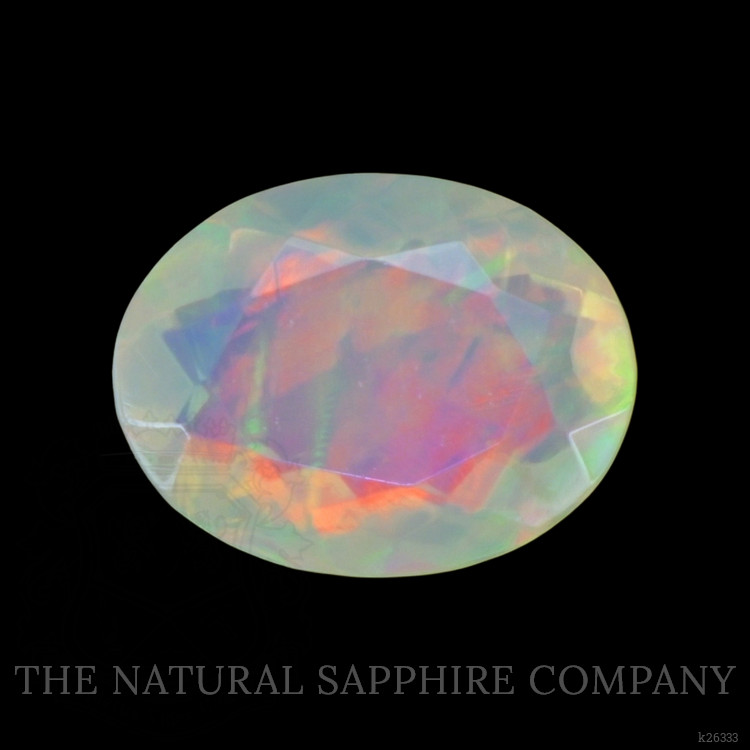 1.23 Ct. Multi Color White Opal from Ethiopia