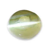 1.36 Ct. Green Cabochon Chrysoberyl from Ceylon (Sri Lanka) Video