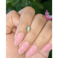 1.36 Ct. Green Cabochon Chrysoberyl from Ceylon (Sri Lanka) Life Style