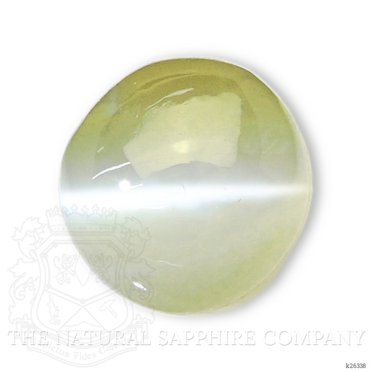1.08 Ct. Green Cabochon Chrysoberyl from Ceylon (Sri Lanka)